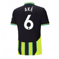 Manchester City Nathan Ake #6 Vieraspaita 2024-25 Lyhythihainen